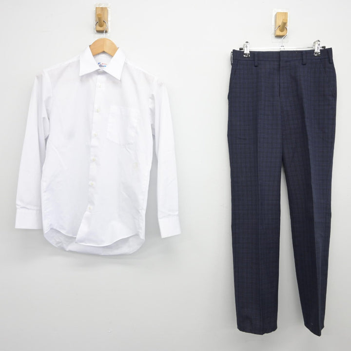【新品未使用】福岡市内中学男子 制服ズボン 中古】福岡県 門司中学校 男子制服 3点 (ブレザー・ズボン
