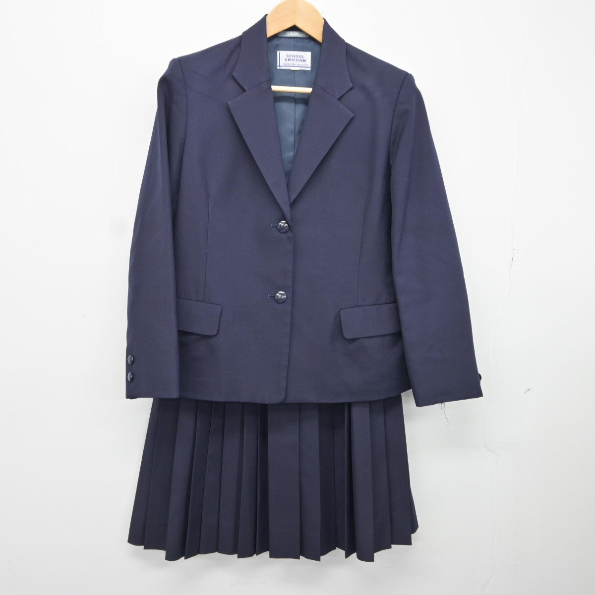 【中古】兵庫県 姫路西高等学校 女子制服 3点（ブレザー・ベスト・スカート）sf037462