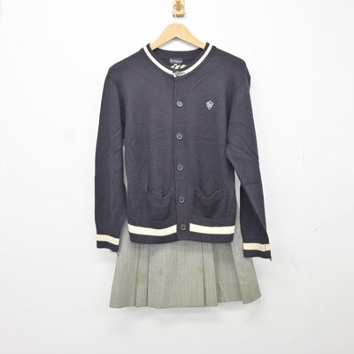 【中古】愛知県 中京大学附属中京高等学校 女子制服 4点（ブレザー・ニット・スカート）sf037477