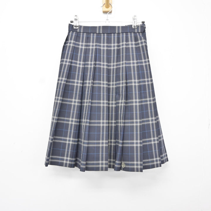 中古】東京都 大妻中学高等学校 女子制服 2点 (ニット・スカート