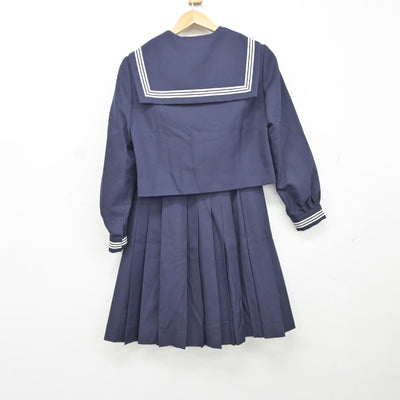 【中古】茨城県 常陸太田市立太田中学校 女子制服 3点（セーラー服・スカート）sf037499