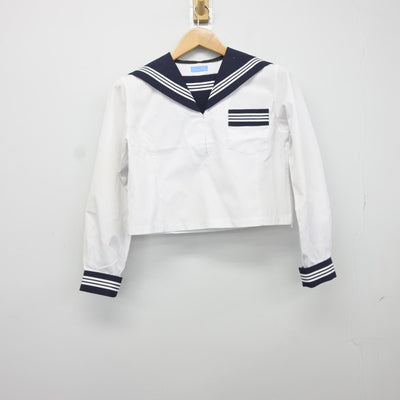 【中古】茨城県 常陸太田市立瑞竜中学校 女子制服 2点（セーラー服・スカート）sf037502