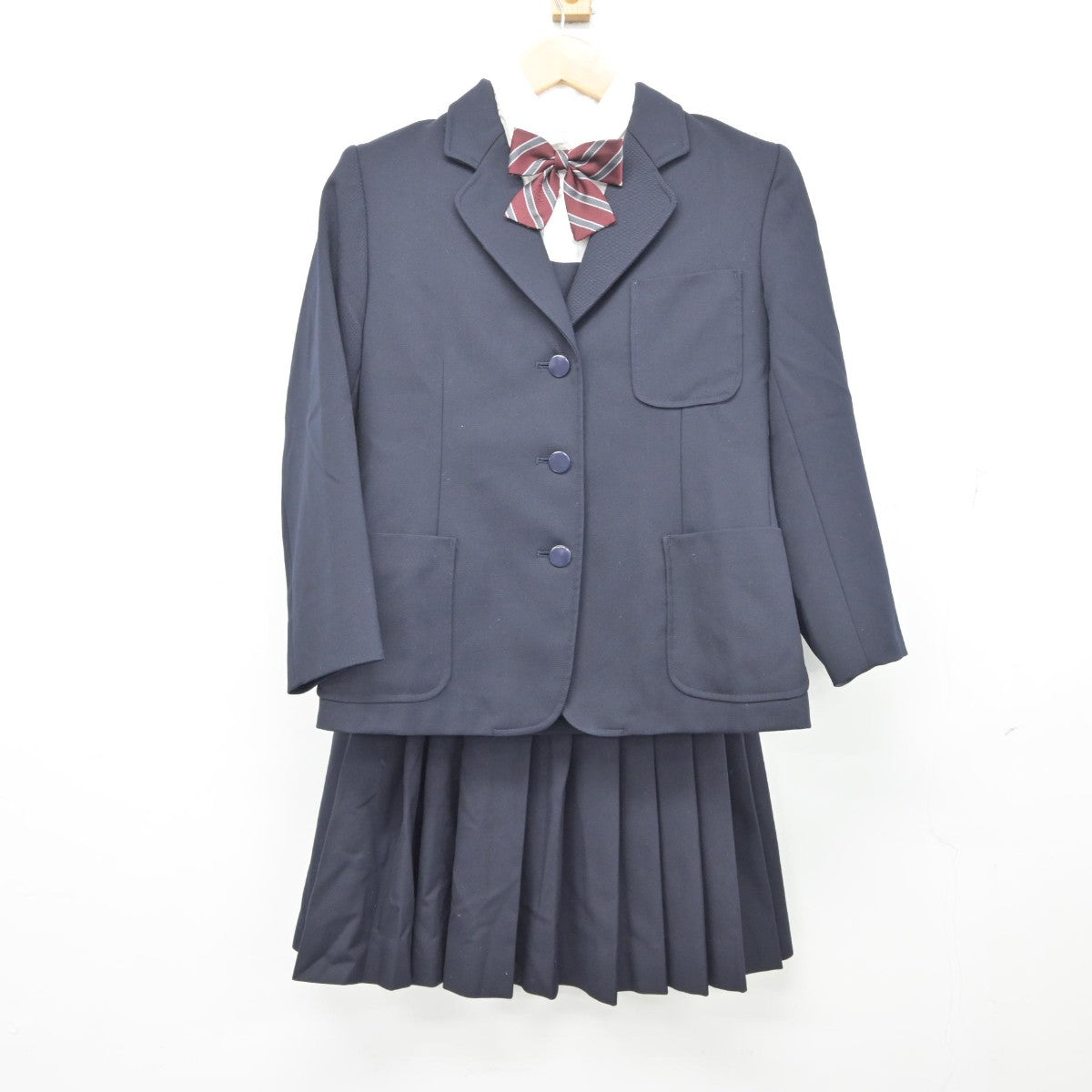 【中古】東京都 井草中学校 女子制服 5点（ブレザー・ベスト・シャツ・スカート）sf037503