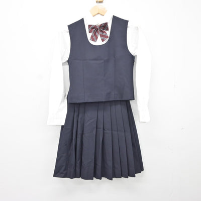 【中古】東京都 井草中学校 女子制服 5点（ブレザー・ベスト・シャツ・スカート）sf037503