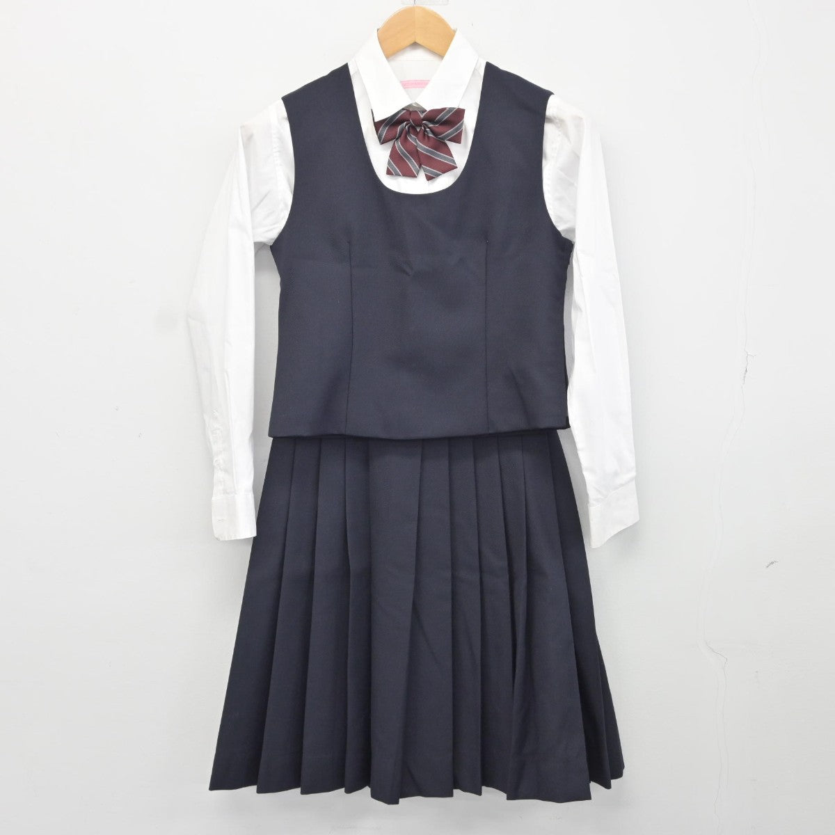 【中古】東京都 井草中学校 女子制服 5点（ブレザー・ベスト・シャツ・スカート）sf037504