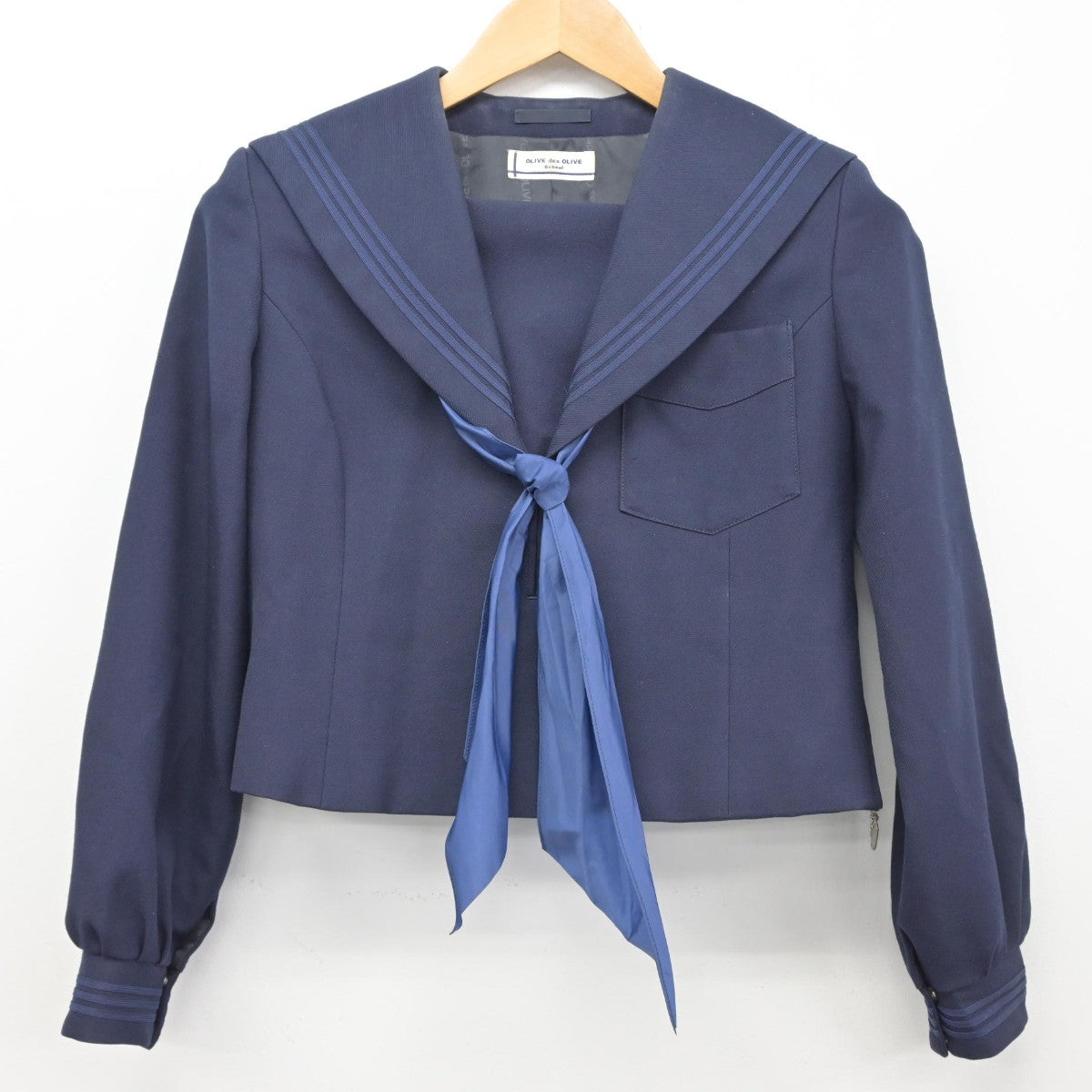 中古】大阪府 高美中学校 女子制服 3点（セーラー服・スカート）sf037512 | 中古制服通販パレイド