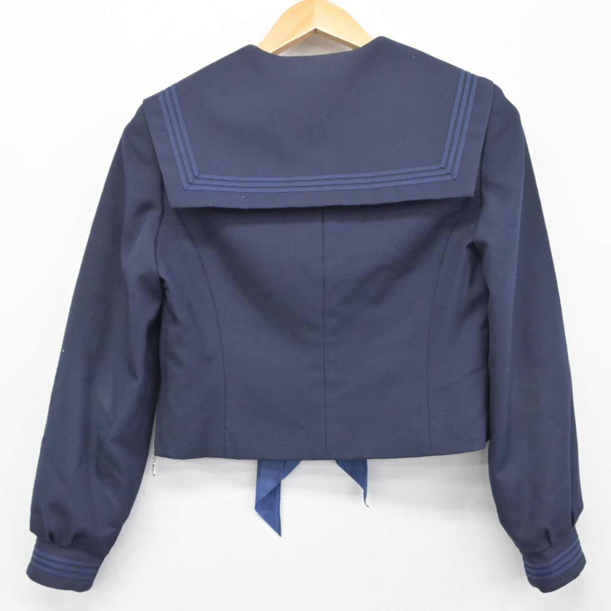 【中古】大阪府 高美中学校 女子制服 3点（セーラー服・スカート）sf037512