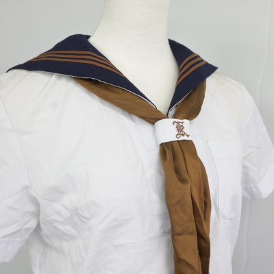 【中古】東京都 関東国際高等学校 女子制服 3点（セーラー服・スカート）sf037540