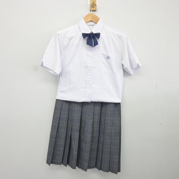 【中古】東京都 明治大学付属中野八王子中学高等学校 女子制服 3点（シャツ・スカート）sf037548 | 中古制服通販パレイド