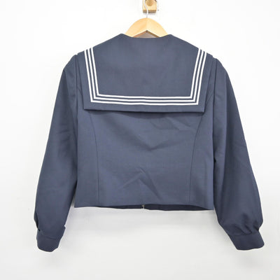 【中古】福岡県 柳川市立柳城中学校 女子制服 2点（セーラー服・スカート）sf037552