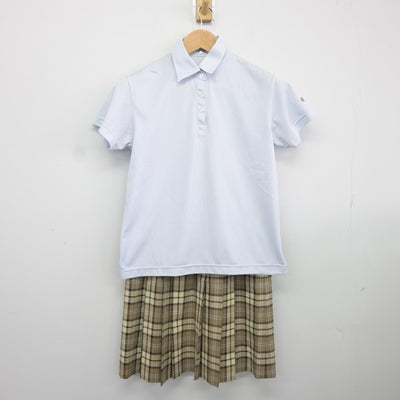 【中古】北海道 札幌聖心女子学院中学校・高等学校 女子制服 3点（シャツ・シャツ・スカート）sf037554