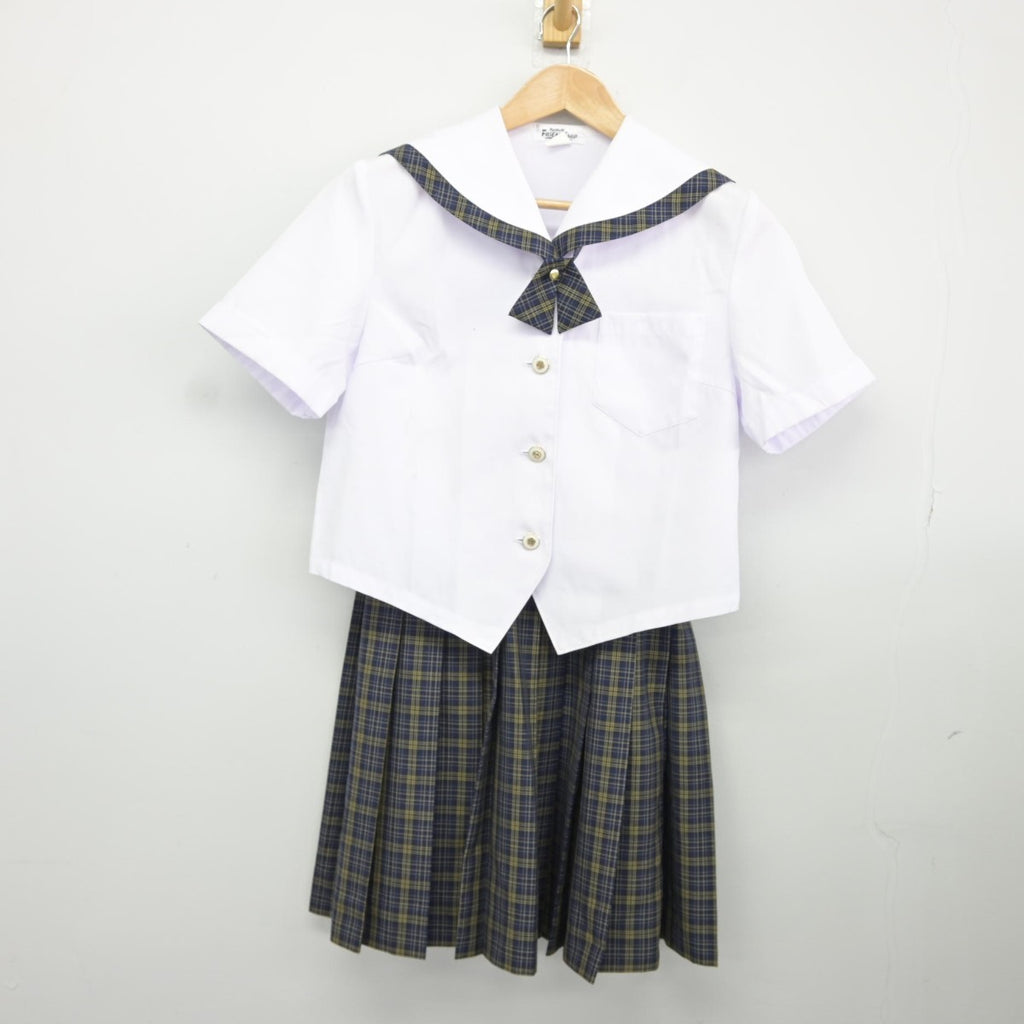 【中古】島根県 浜田東中学校 女子制服 3点（セーラー服・スカート