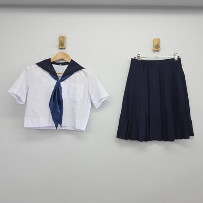 【中古】東京都 東京学芸大学附属高等学校 女子制服 4点（セーラー服・セーラー服・スカート）sf037587