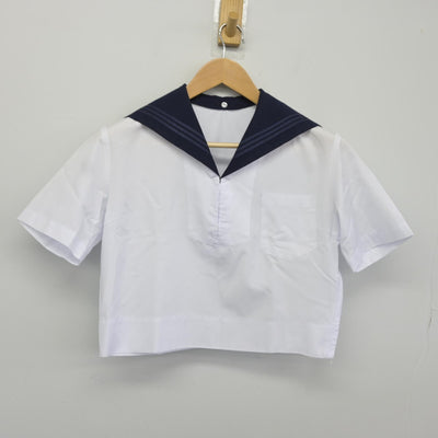 【中古】東京都 東京学芸大学附属高等学校 女子制服 2点（セーラー服）sf037588