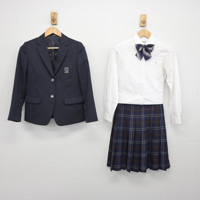 【中古】東京都 工学院大学附属高等学校 女子制服 4点（ブレザー・シャツ・スカート）sf037594