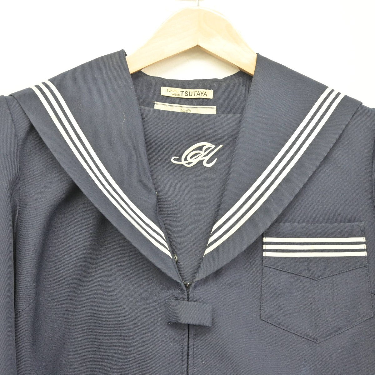 【中古】兵庫県 小田南中学校 女子制服 1点（セーラー服）sf037605