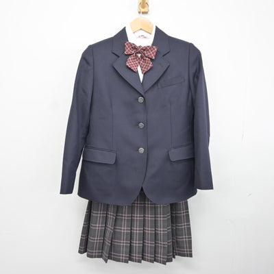 【中古】宮崎県 都城聖ドミニコ学園高等学校 女子制服 7点（ブレザー・シャツ・スカート）sf037631