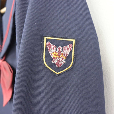 【中古】神奈川県 横浜隼人高等学校 女子制服 4点（セーラー服・スカート・スカート）sf037637