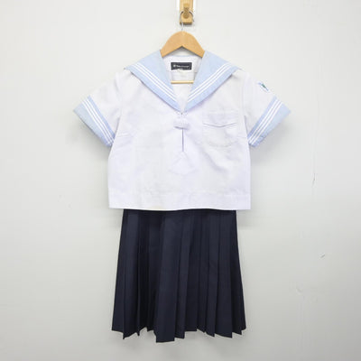 【中古】神奈川県 横浜隼人高等学校 女子制服 2点（セーラー服・スカート）sf037638