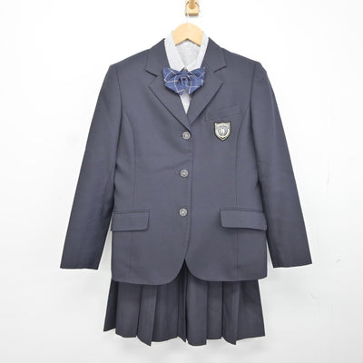 【中古】神奈川県 横浜清風高等学校 女子制服 4点（ブレザー・シャツ・スカート）sf037639