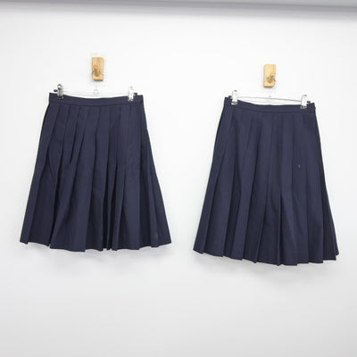 【中古】島根県 三刀屋中学校 女子制服 2点（スカート・スカート）sf037644