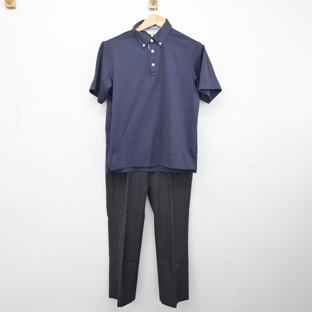 【中古】北海道 大麻高等学校 男子制服 3点（シャツ・シャツ・ズボン）sf037661