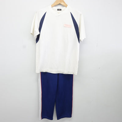 【中古】大阪府 茨木西高等学校 女子制服 3点（ジャージ 上・体操服 上・ジャージ 下）sf037673