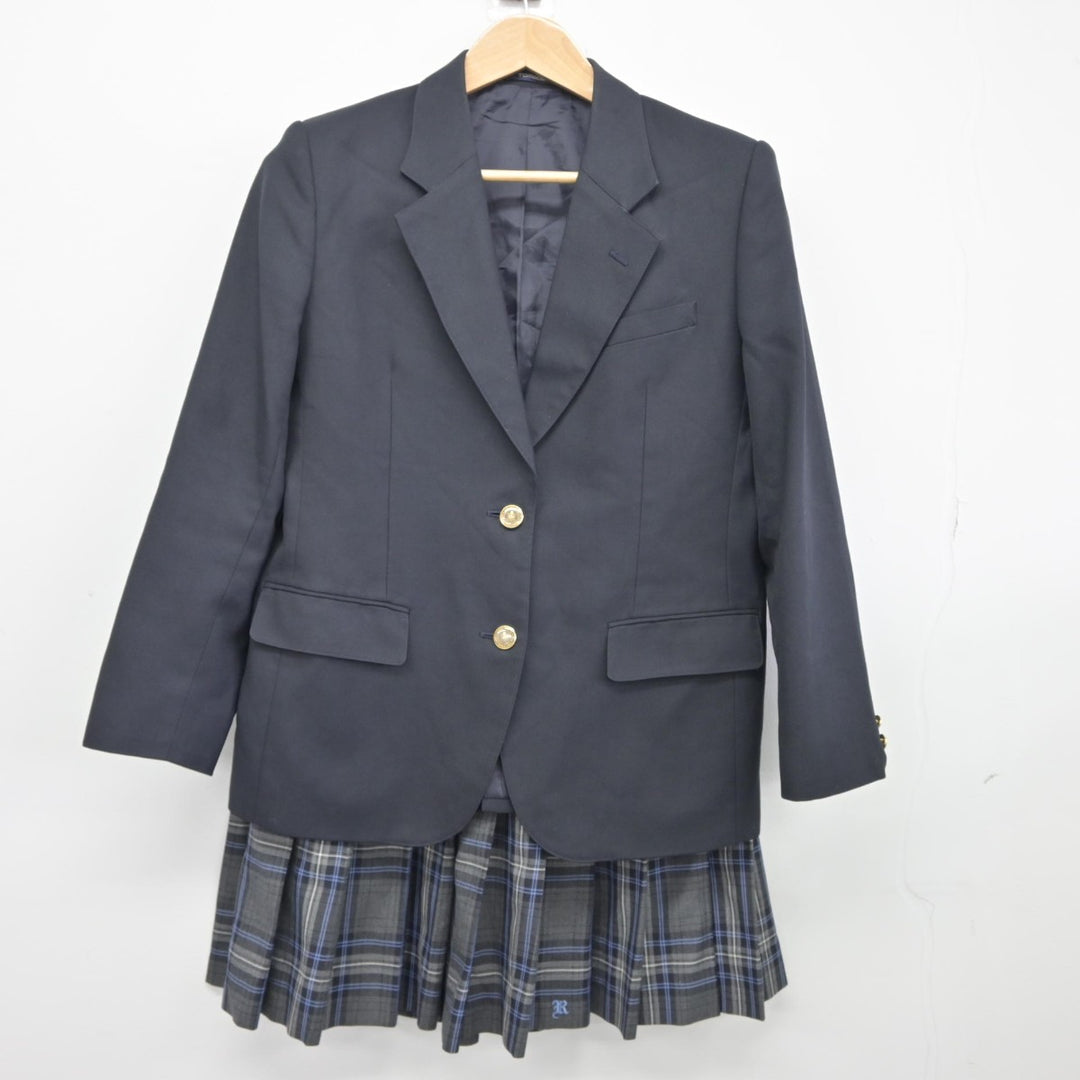 A585/S1073(中古/箱)東京都 港区立白金の丘中学校 女子制服8点