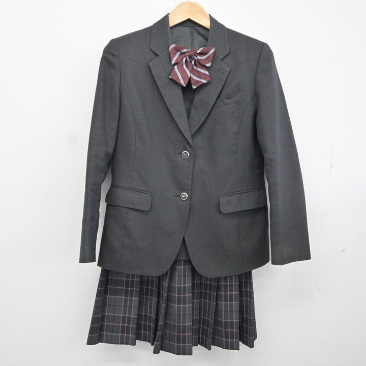 中古】東京都 船橋希望中学校 女子制服 3点（ブレザー・スカート