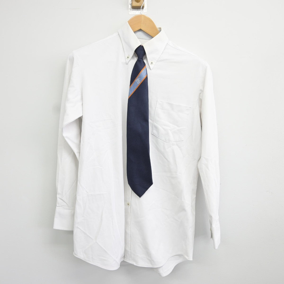 【中古】福岡県 中村学園三陽高等学校 男子制服 5点（ブレザー・シャツ・ズボン）sf037695