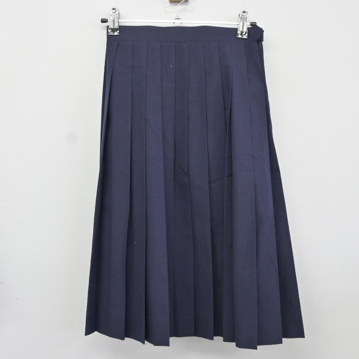 【中古】埼玉県 前原中学校 女子制服 2点（ベスト・スカート）sf037741