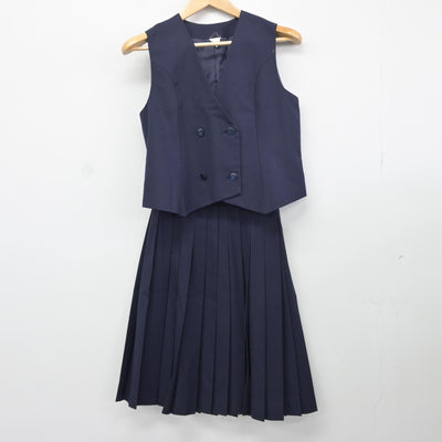 【中古】埼玉県 前原中学校 女子制服 3点（ブレザー・ベスト・スカート）sf037742