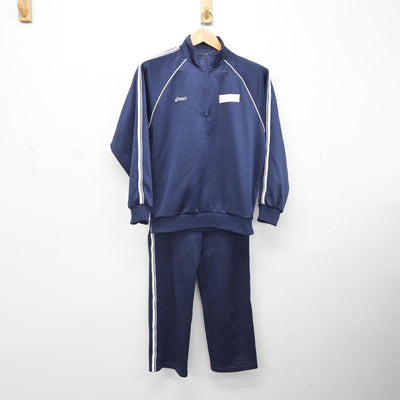 【中古】大阪府 池田市立石橋中学校 女子制服 2点（ジャージ 上・ジャージ 下）sf037753