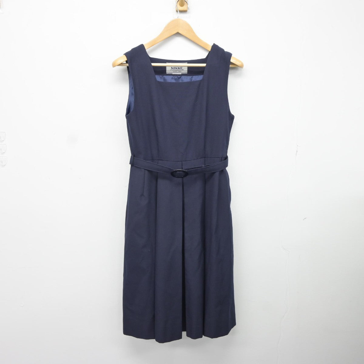 【中古】広島県 三和中学校 女子制服 3点（ブレザー・ジャンパースカート）sf037758