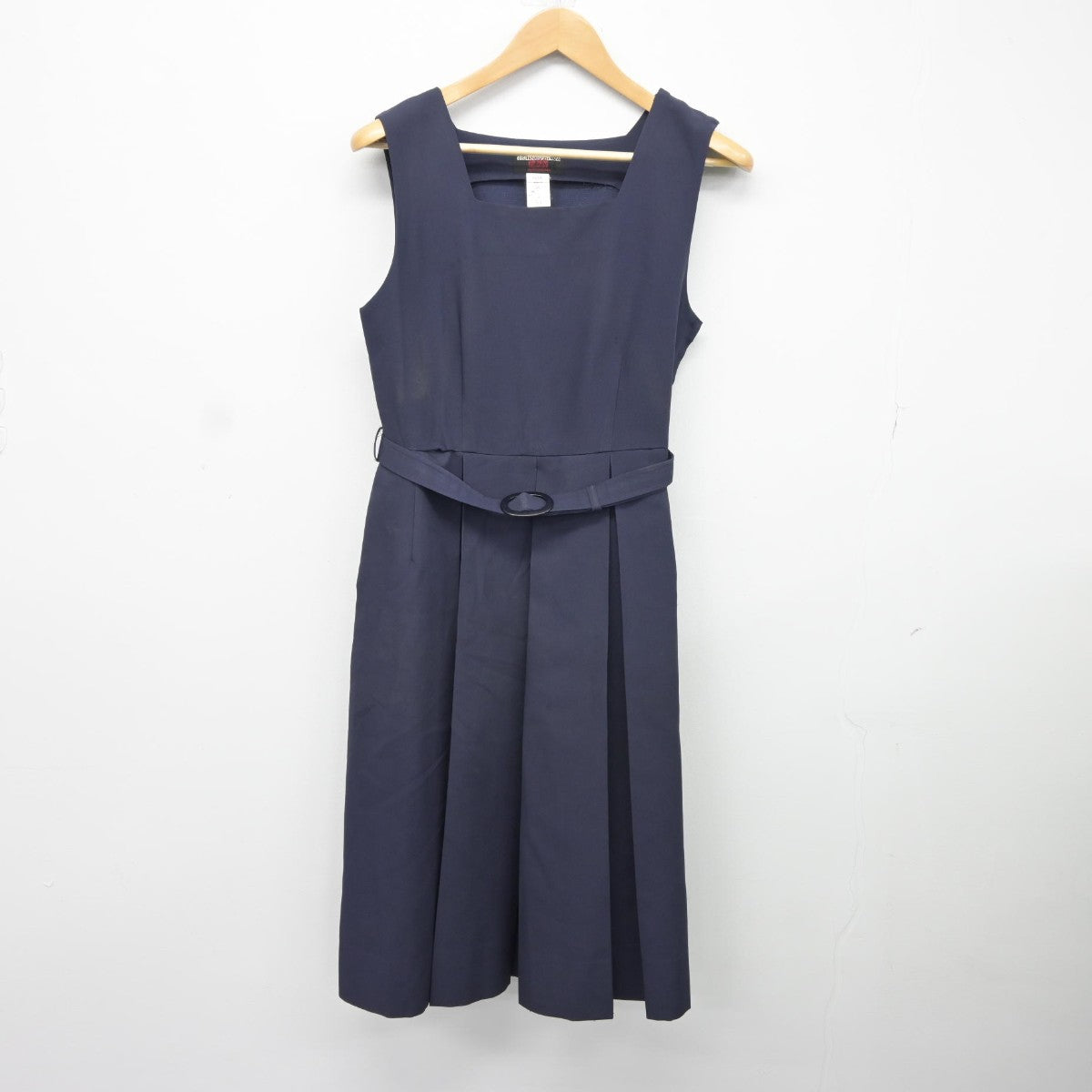 【中古】広島県 三和中学校 女子制服 1点（ジャンパースカート）sf037759