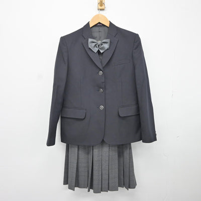 【中古】東京都 松江第四中学校 女子制服 3点（ブレザー・スカート）sf037760