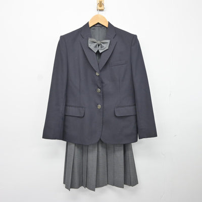 【中古】東京都 松江第四中学校 女子制服 3点（ブレザー・スカート）sf037761