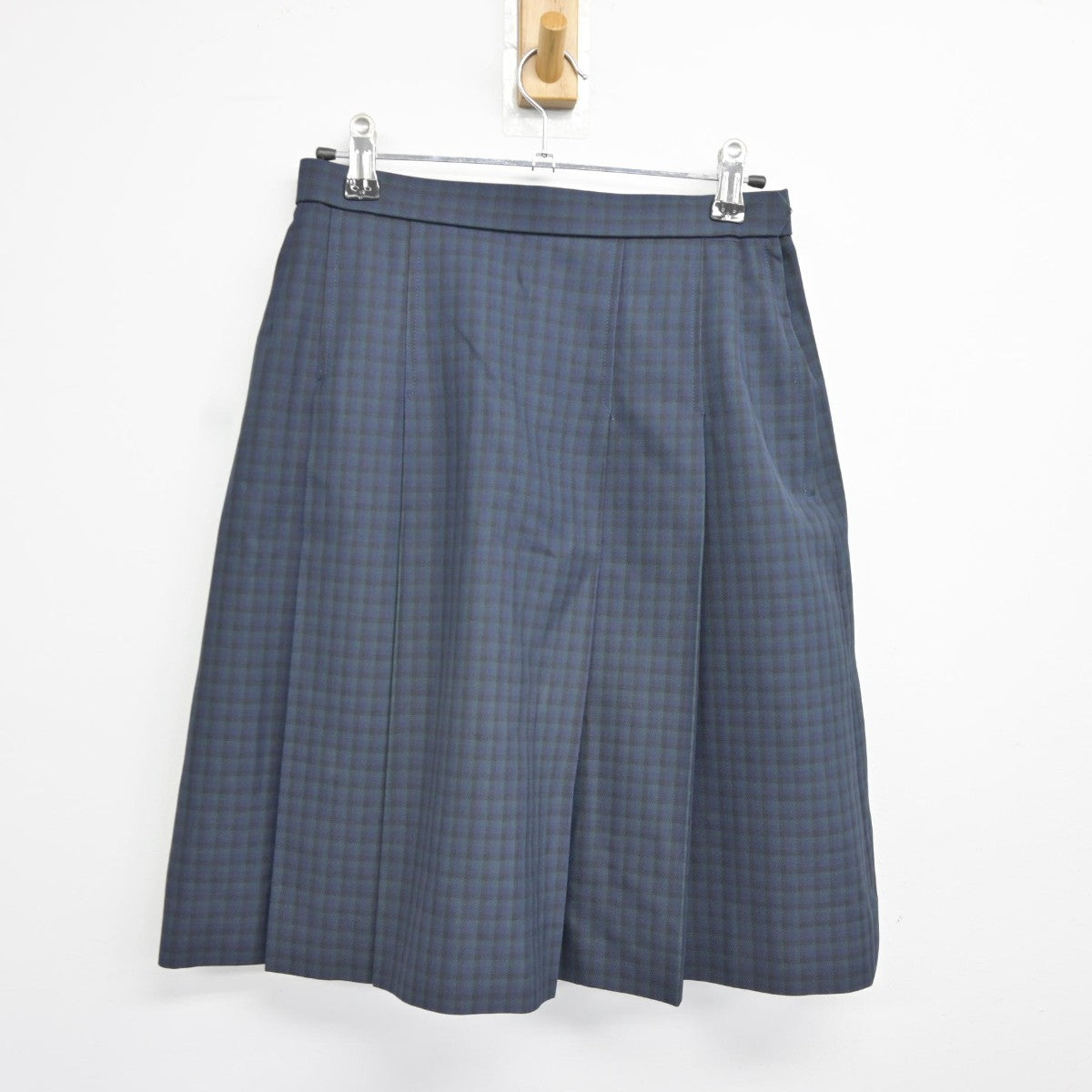 【中古】京都府 嵯峨中学校 女子制服 3点（ベスト・シャツ・スカート）sf037769