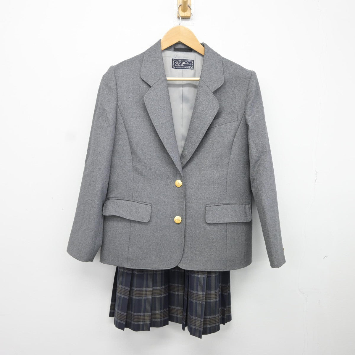 【中古】新潟県 八海高等学校 女子制服 2点（ブレザー・スカート）sf037784