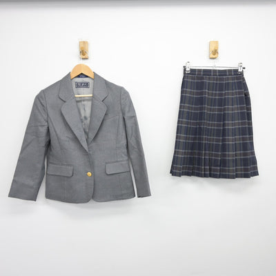 【中古】新潟県 八海高等学校 女子制服 2点（ブレザー・スカート）sf037785