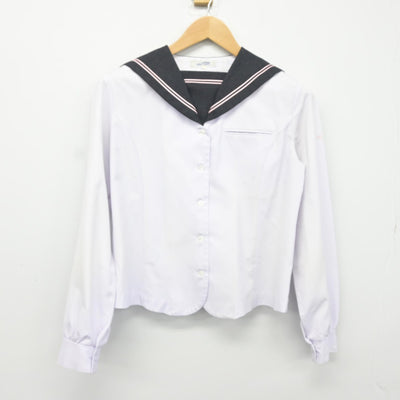 【中古】広島県 瀬戸内高等学校 女子制服 2点（ニット・セーラー服）sf037823