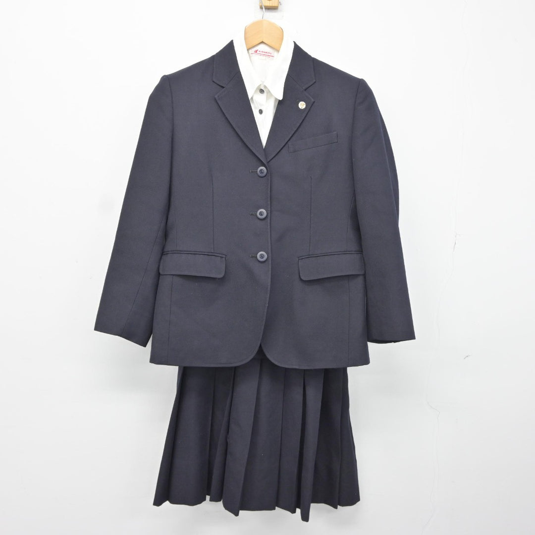 【中古】広島県 広島市立商業高等学校 女子制服 4点（ブレザー・ニット・シャツ・スカート）sf037824 | 中古制服通販パレイド