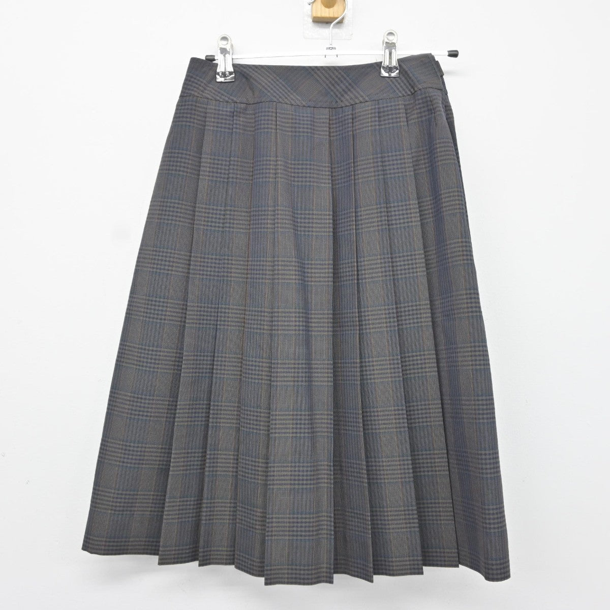 【中古】長崎県 佐世保商業高等学校 女子制服 2点（ベスト・スカート）sf037828