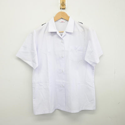 【中古】長崎県 淵中学校 女子制服 2点（シャツ・スカート）sf037836