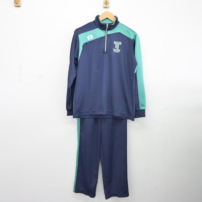 【中古】千葉県 東海大学付属浦安高等学校中等部 女子制服 2点（ジャージ 上・ジャージ 下）sf037848