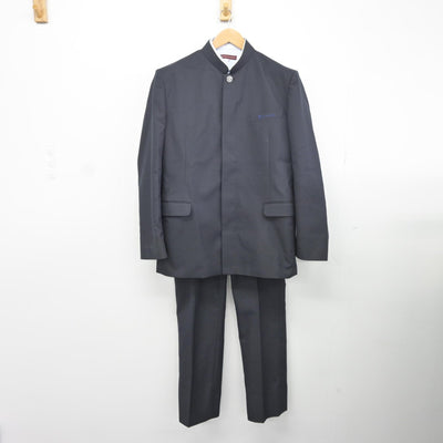 【中古】愛媛県 聖カタリナ学園高等学校 男子制服 3点（学ラン・シャツ・ズボン）sf037862