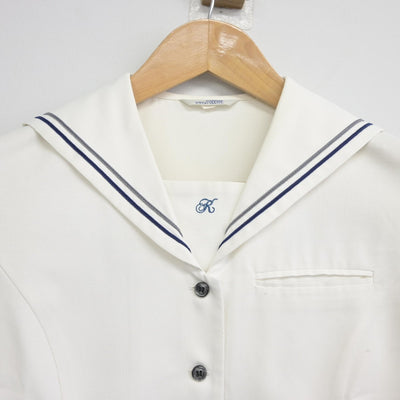 【中古】埼玉県 大宮開成中学校 女子制服 2点（セーラー服）sf037866