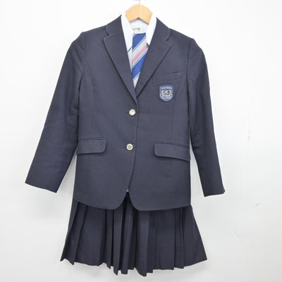 【中古】埼玉県 大宮開成高等学校 女子制服 4点（ブレザー・シャツ・スカート）sf037869