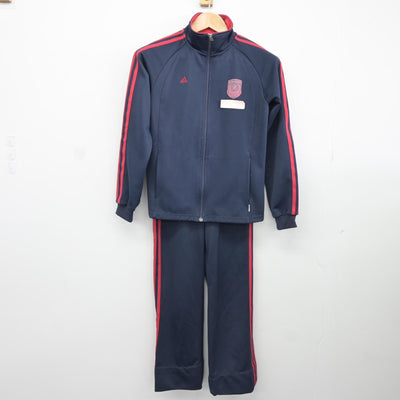 【中古】埼玉県 大宮開成高等学校 女子制服 2点（ジャージ 上・ジャージ 下）sf037873