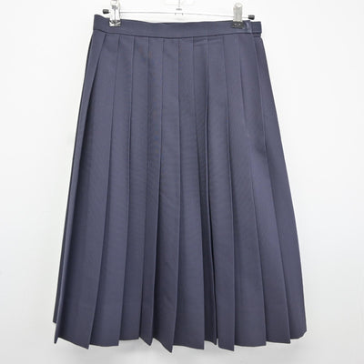 【中古】長崎県 淵中学校 女子制服 2点（シャツ・スカート）sf037884